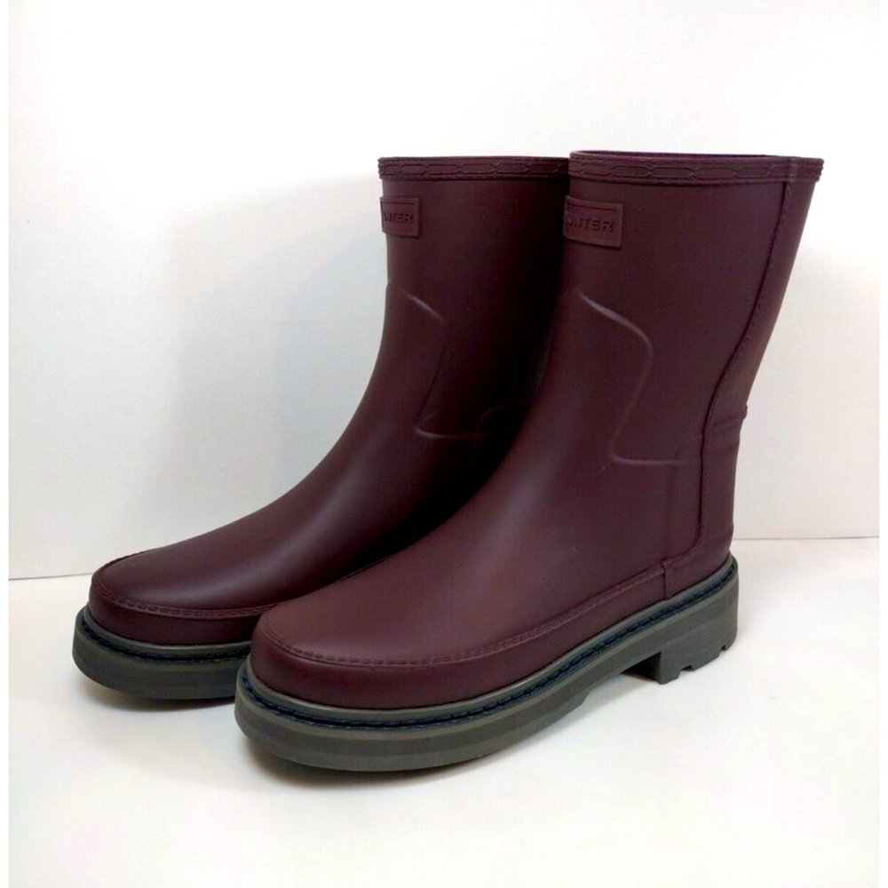 Hunter Refined Short Stitch Detail Wellington Rain Boots
